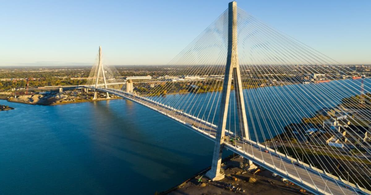 Gordie Howe Bridge Sets June 15 Opening for Freight
